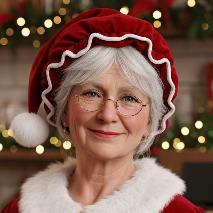 Mrs. Claus video call preview