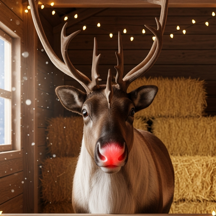 Reindeer video call preview