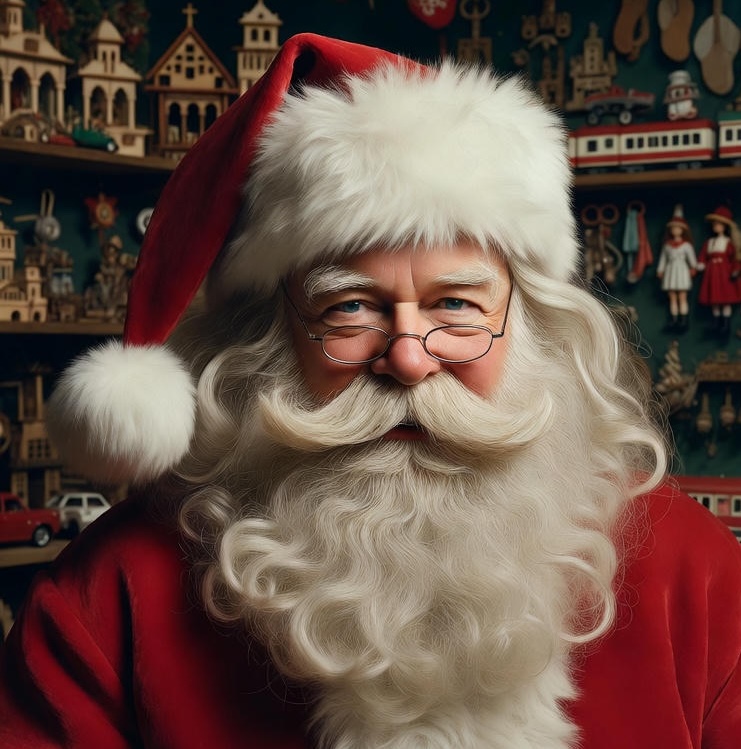 Santa Claus video call preview